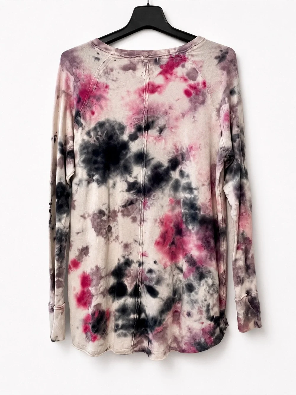 Free People Washed Arden Tie Dye Tee Size Small